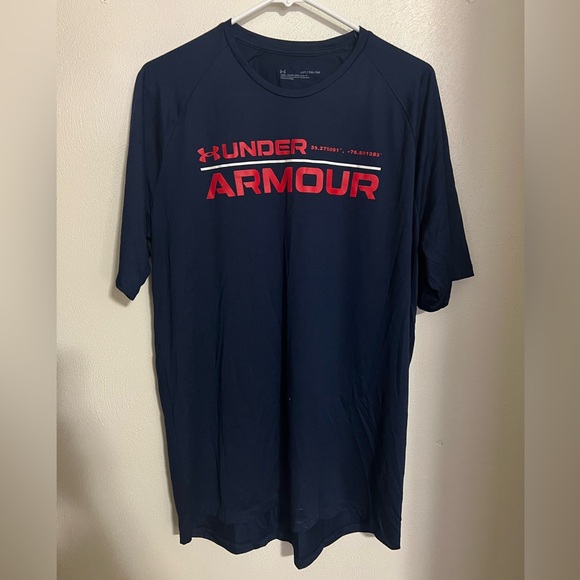UNDER ARMOUR Classic Fit Dri Fit Logo T Shirt Men's‎ Size L T - Picture 1 of 4
